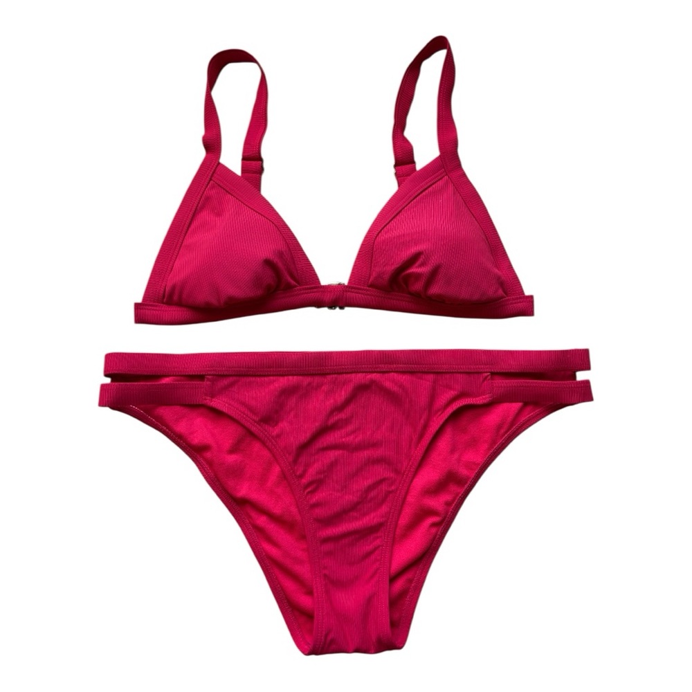 Vibrant Red Bikini Set